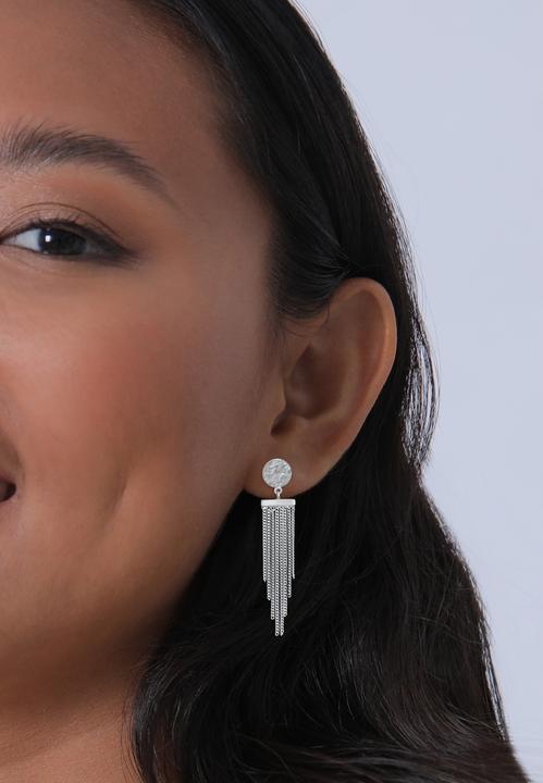 Image du produit Elli Boucles d'oreilles Plaquettes Chaînes Look Élégant 925 Argent (Argent sterling 925)