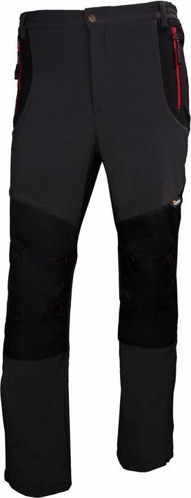 GCS Beta Spodnie Robocze Softshell, Wzmocnione Materiałem Oxford, Szaro-Czarne, Rozmiar XL