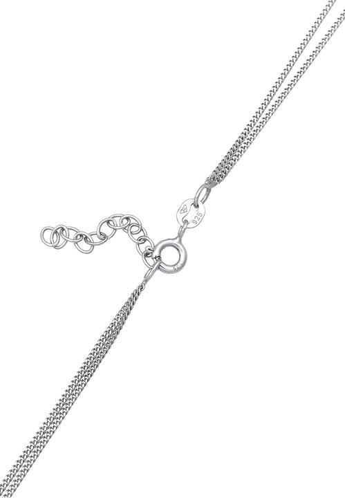 Immagine prodotto Elli Collana a strati Stella Astro Cristalli Argento 925 (Argento 925, Cristallo di vetro, 40 cm)