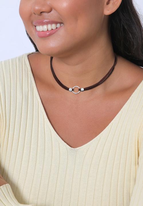 Produktbild Elli Kreis (Kunstleder, 925er Sterling Silber, No Stein, 36 cm)