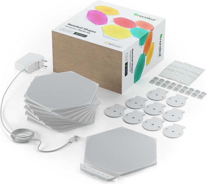 Actual product image Nanoleaf Shapes Hexagon Starter Kit (9x) (100 lm)