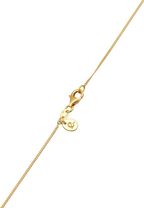 Immagine prodotto Elli Orecchini di pietre preziose, collana di pietre preziose, perla (Argento 925 placcato oro, Rubino sintetico, Perle coltivate d'acqua dolce)