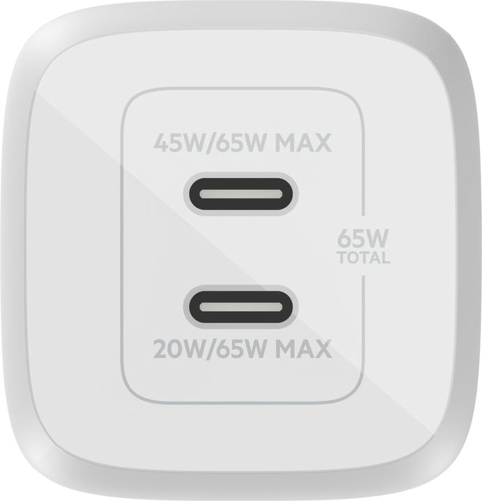 Actual product image Belkin Boost Charge Pro 2-Port GaN Charger (65 W)