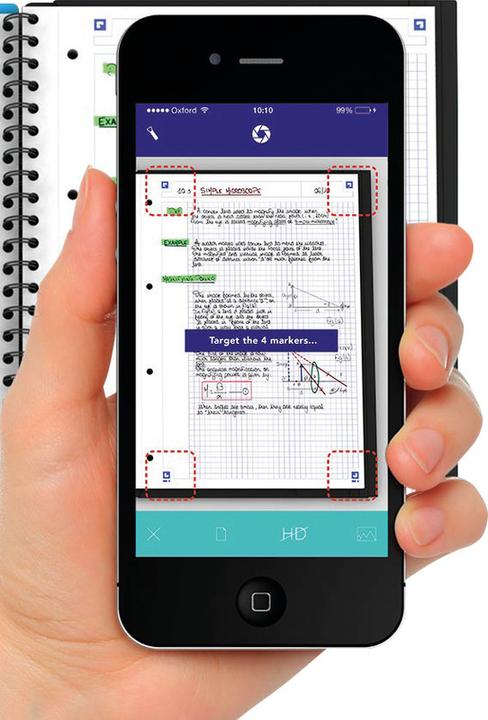 Produktbild Oxford Collegeblock Notebook (A4+, Liniert, Harter Einband)