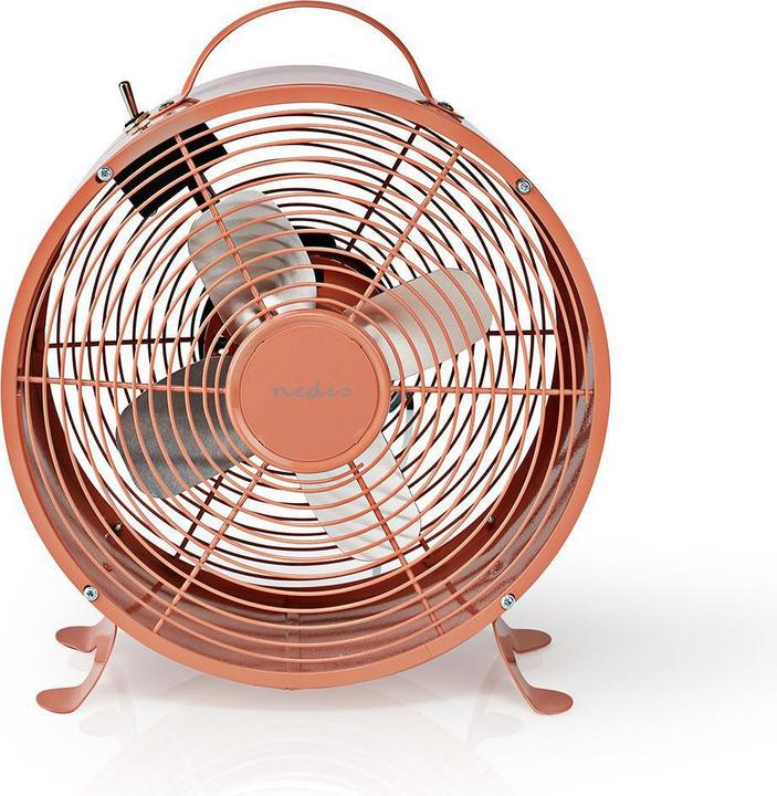 Immagine prodotto Nedis FNCL10PK20 M-V-ROSA VENTILATORE DA TAVOLO RETRÒ 25CM 20W