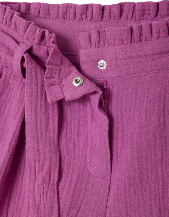 Actual product image Vertbaudet Mädchen Musselin-Shorts mit Gürtel (158)
