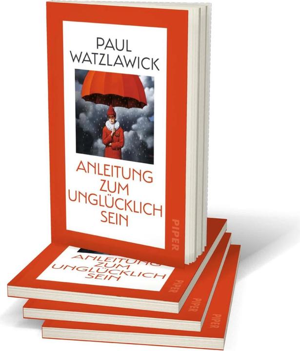 Actual product image Anleitung zum Unglücklichsein (German, Paul Watzlawick, 2021)