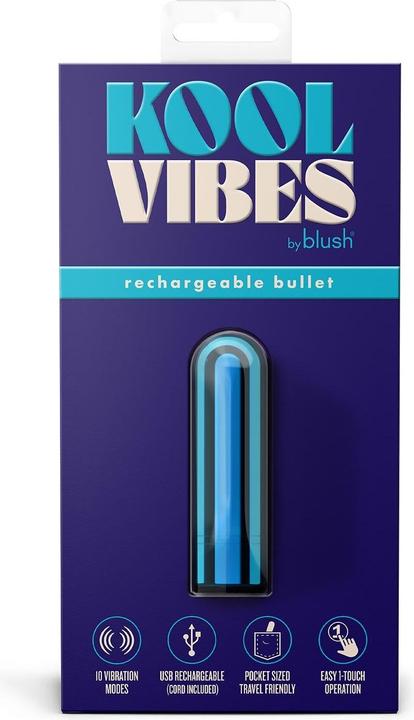 Produktbild Blush Kool Vibes 2.5 Inch Discreet & Travel-Friendly Mini Bullet Vibrator - 10 Vibration Modes with