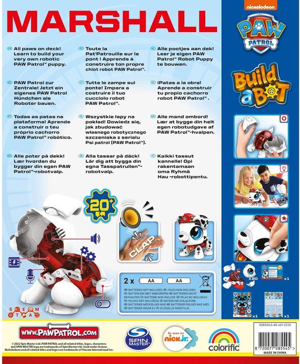 Immagine prodotto Goliath Toys Costruisci un Bot Paw Patrol Marshall