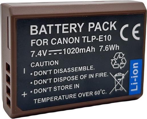 Actual product image Acconic Battery with USB-C input for Canon LP-E10 EOS 1200D EOS1100D EOS-1100D Rebel T3 LP-E10 Kiss (Camera battery)