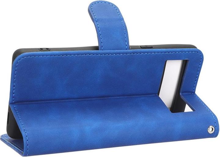 Produktbild Cover-Discount Google Pixel 7a - Leder Etui Hülle blau (Google Pixel 7a)