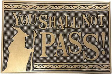 Actual product image Pyramid You Shall Not Pass (60 x 40 cm)