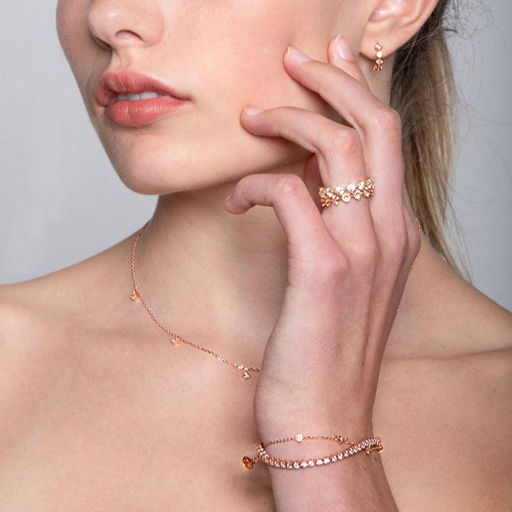 Immagine prodotto Xenox Bracciale Crush (20 cm, Con pietra/e, Argento 925)