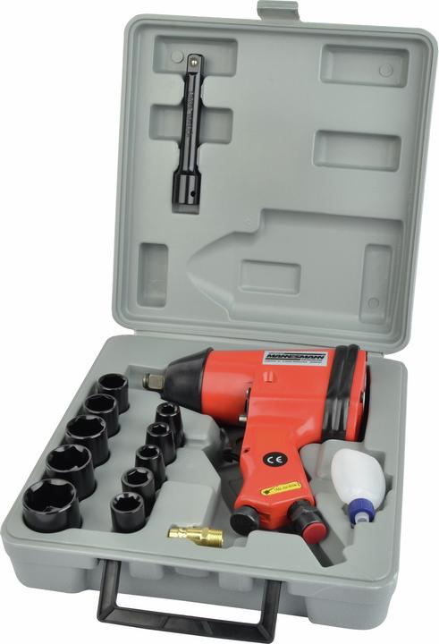 Produktbild Mannesmann Druckluft-Schlagschraubendreher-Set (Netzbetrieb)