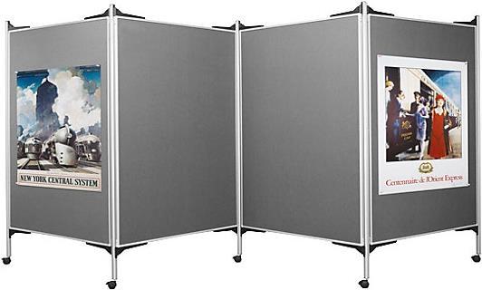 Produktbild Magnetoplan Präsentationswand-Set, mobil (120 x 150 cm)