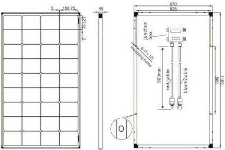 Actual product image Enjoy solar Mono Classic (140 W, 8.50 kg)