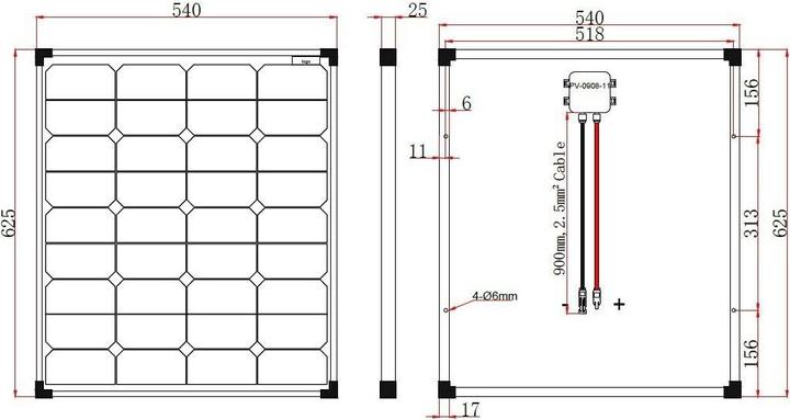 Actual product image Enjoy solar Sunpower Ultra-Efficiency Monocrystalline Solar Panel 60W/12V (60 W, 3.76 kg)