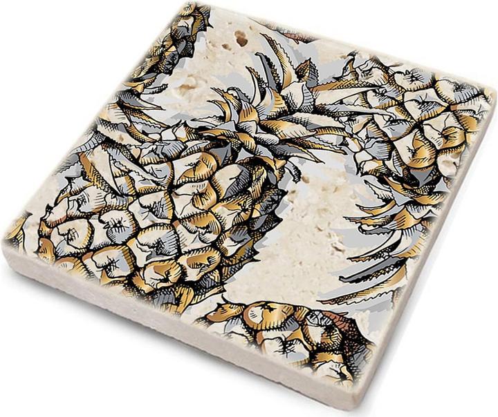 Actual product image Hermia Ty (4 x, Glass coaster)