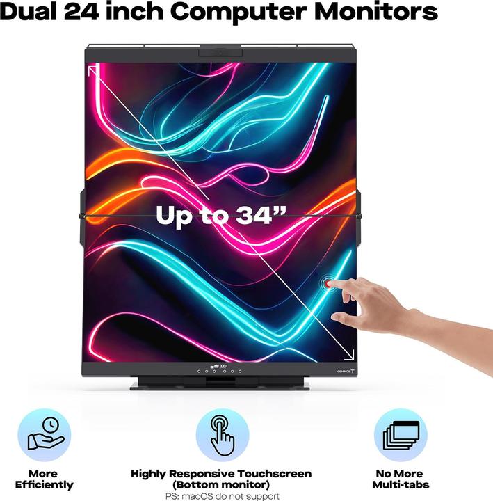 Image du produit Mobile Pixels Geminos T (1920 x 1080 pixels, 24")