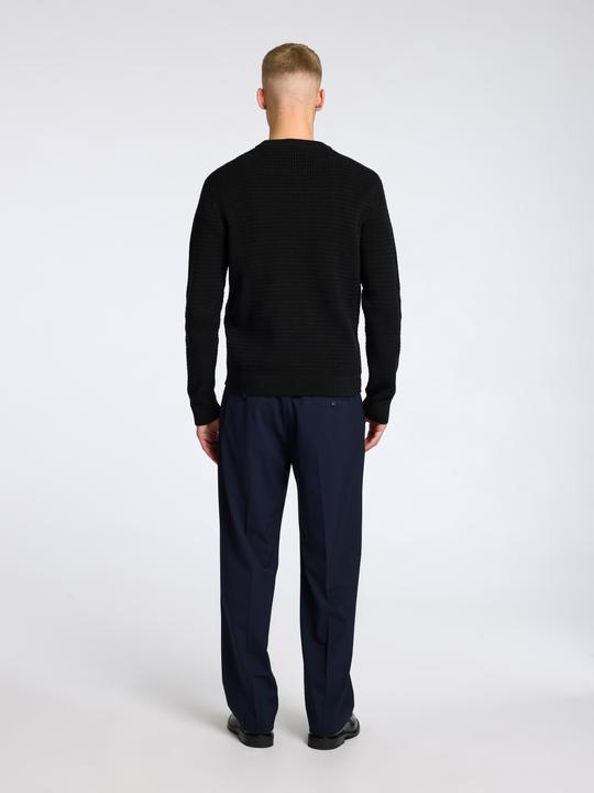 Actual product image Selected Homme Slhtheo Ls Knit Structure Crew Neck (L)