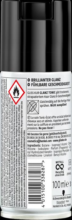 Immagine prodotto Gliss Tonico lucidante Total Repair (100 ml)