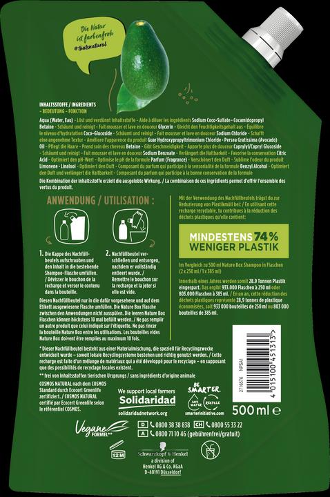 Produktbild Nature Box Shampoo (500 ml, Flüssiges Shampoo)
