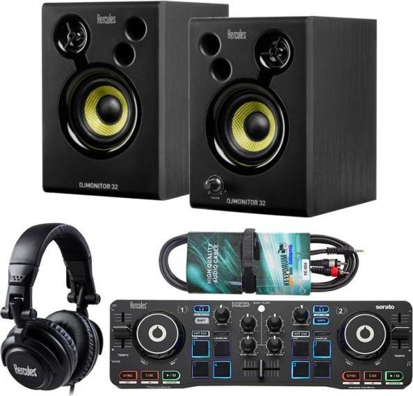 Produktbild Hercules DJ Starter Kit DJ-Controller Set mit Kabel