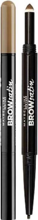 Actual product image Maybelline New York Brow Satin Duo (Medium Brown)