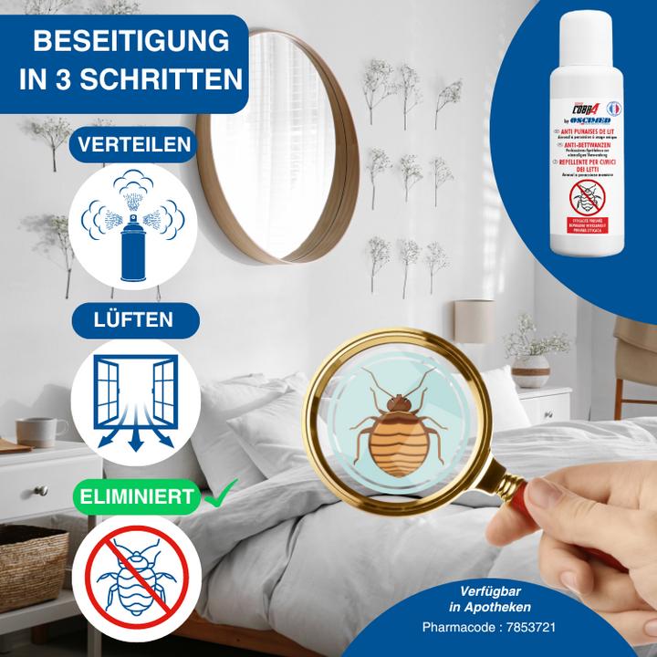 Immagine prodotto Oscimed Sa SUPER COBRA Spray anti cimici dei letti 125ml (Cimici dei letti)