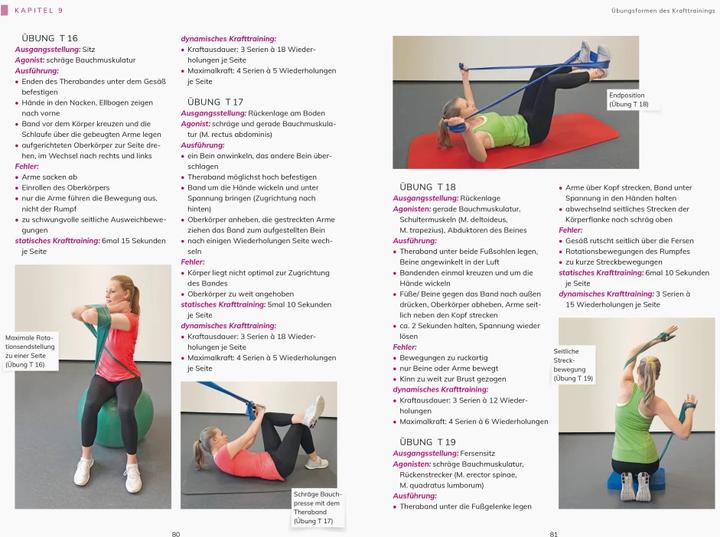 Produktbild Rückentraining mit Theraband und Pezziball. Übungen für einen gesunden Rücken (Deutsch, Andrea Röwekamp, 2021)