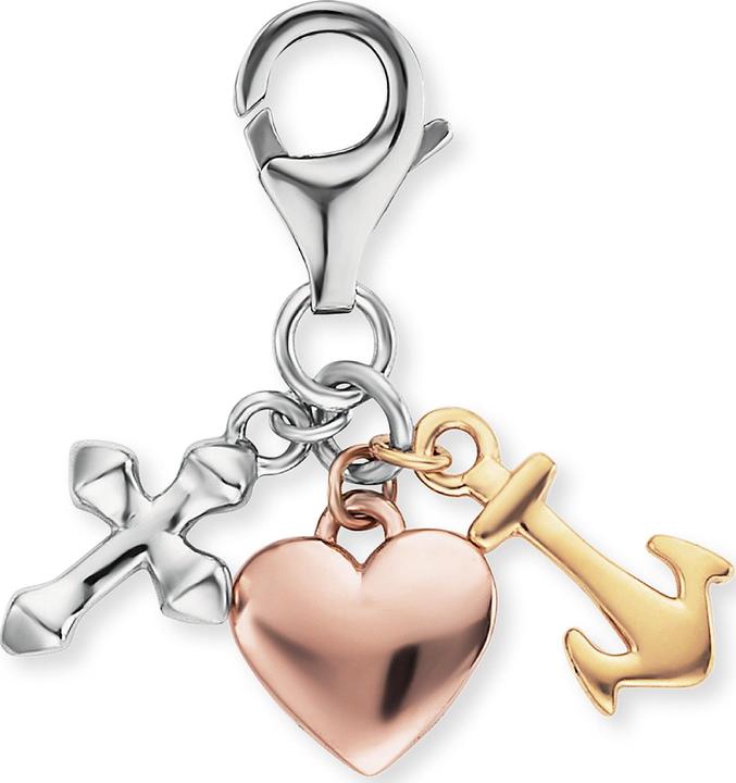 Engelsrufer Charm Glaube Liebe Hoffnung (925er Silber)