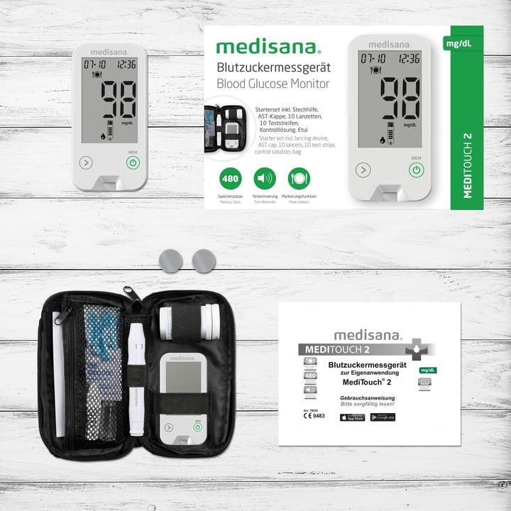 Productafbeelding Medisana MediTouch (Glucosemonitors)