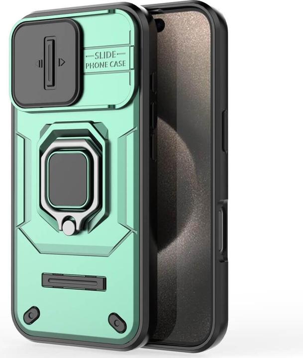 Actual product image Cover-Discount iPhone 16 Pro - Armor Case with kickstand (Apple iPhone 16 Pro)