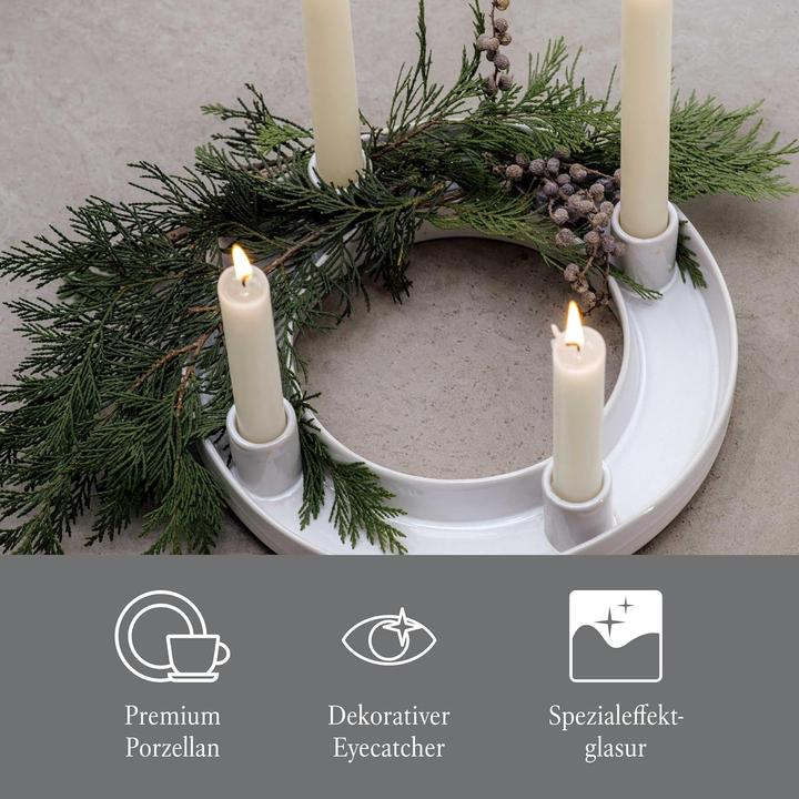 Image du produit Like. by Villeroy & Boch Couronne de l'Avent (26,5 x 26,5 x 5,5 cm)