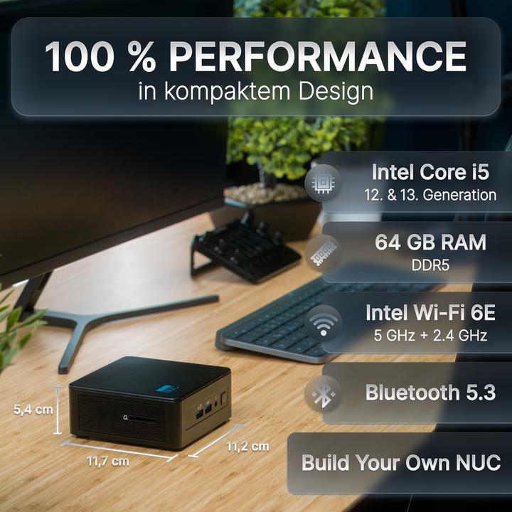 Actual product image Concept International FUTURE NUC PRO 13.GEN (Intel Core i5-13420H)