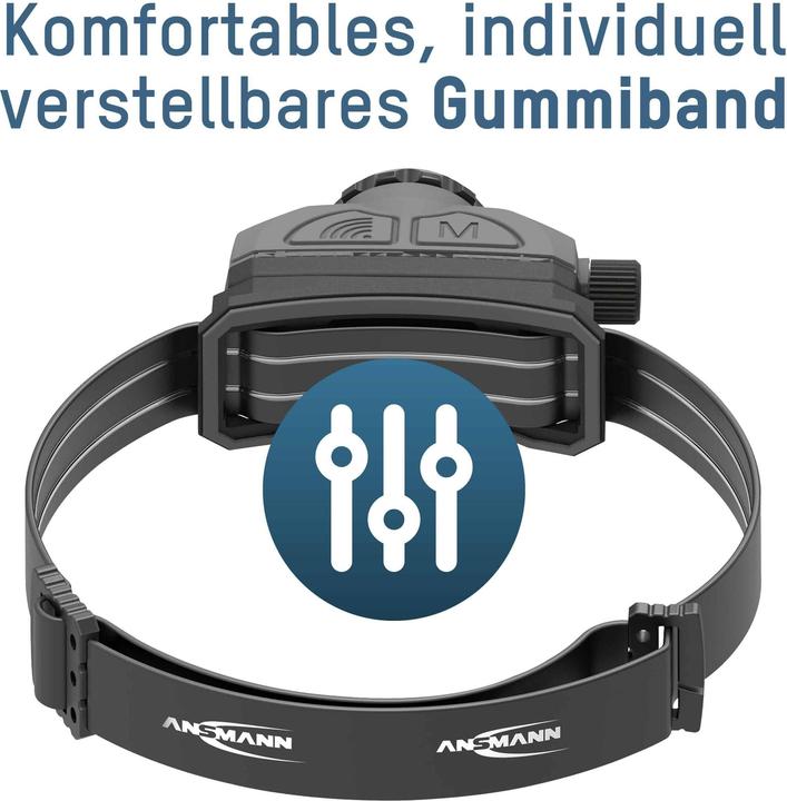 Produktbild Ansmann Stirnlampe HD450FRS wiederaufladbar (450 lm)
