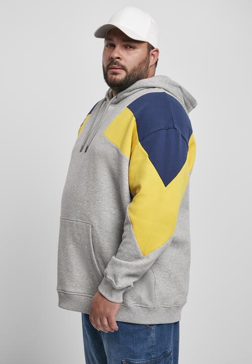 Actual product image Urban Classics Oversize 3-Tone Hoody (XXL)