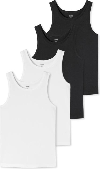 Uncover by Schiesser 4er Pack Basic Unterhemd / Tanktop
