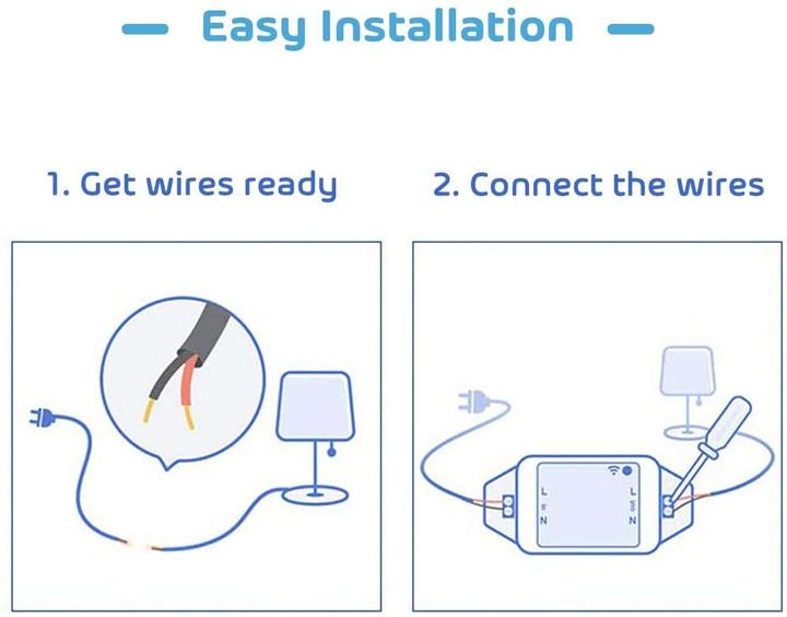 Actual product image Meross Smart Wi-Fi Switch