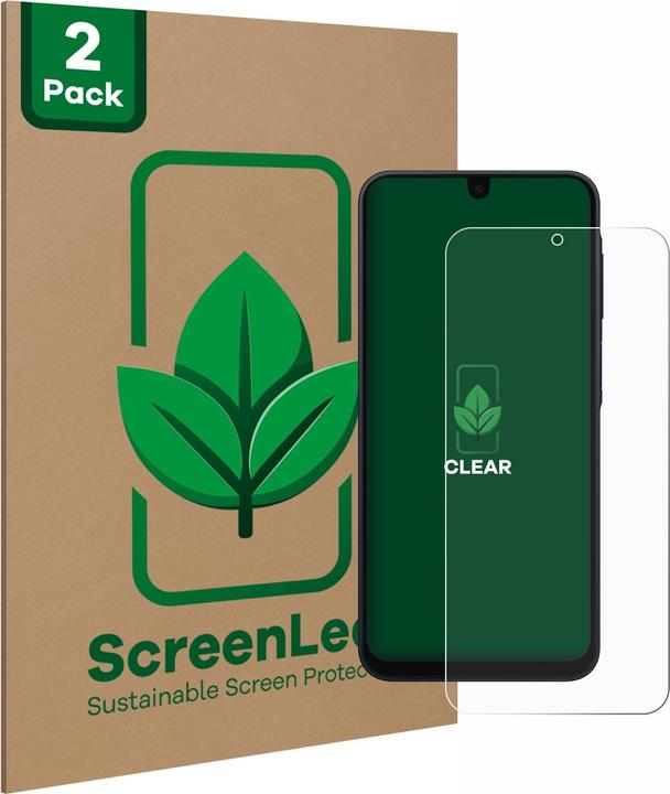 ScreenLeaf Protective film sustainable screen protector screen protector film clear transparent (2 Piece, Samsung Galaxy A16 5G)