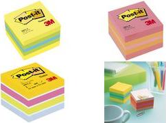 Actual product image Post-it Notes Cube Mini Lemon (51 x 51 mm)