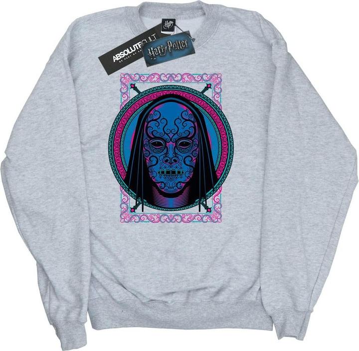 Neon Death Eater Mask Sweatshirt Jungen