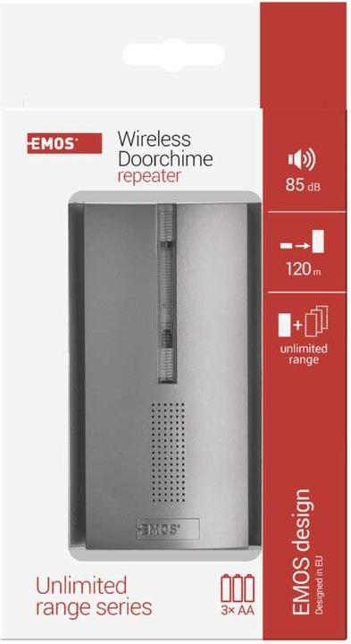 Produktbild Emos Zusatzklingel zu P5760, P5763 (Signalerweiterung), für 3x AA