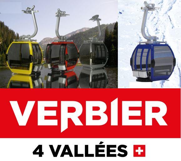 Produktbild Jägerndorfer Omega IV Umlaufkabine silber Verbier Logo