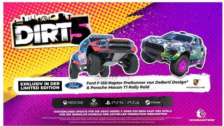 Produktbild Codemasters DIRT 5 Limited Edition (Xbox One X, Xbox Series X, DE)