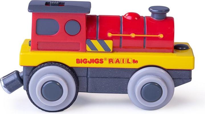 Produktbild Bigjigs Batterie Lok - rot