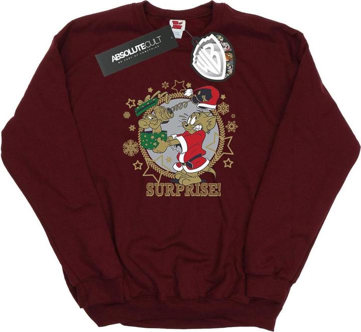 Tom & Jerry Christmas Surprise Sweatshirt (XXL)