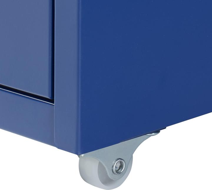 Immagine prodotto En.Casa Piedistallo mobile Kökar con 5 cassetti 69x28x41 cm Blu (69 x 28 x 41 cm)