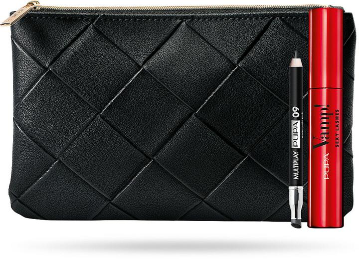 Pupa Milano Pupa Multiplay Double-Ended Eyeshadow Kajal Eyeliner 2-In-1 09 Deep Black And Vamp Sexy Lashes Parab