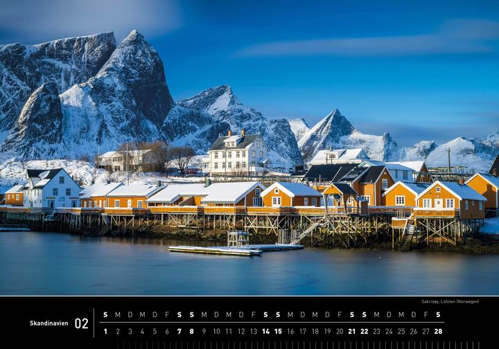 Image du produit Skandinavien Premiumkalender 2026 (50 x 35 cm, Couverture rigide, Allemand)